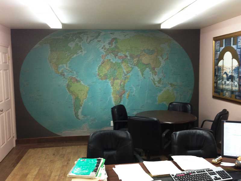 Murale pour mur de bureau