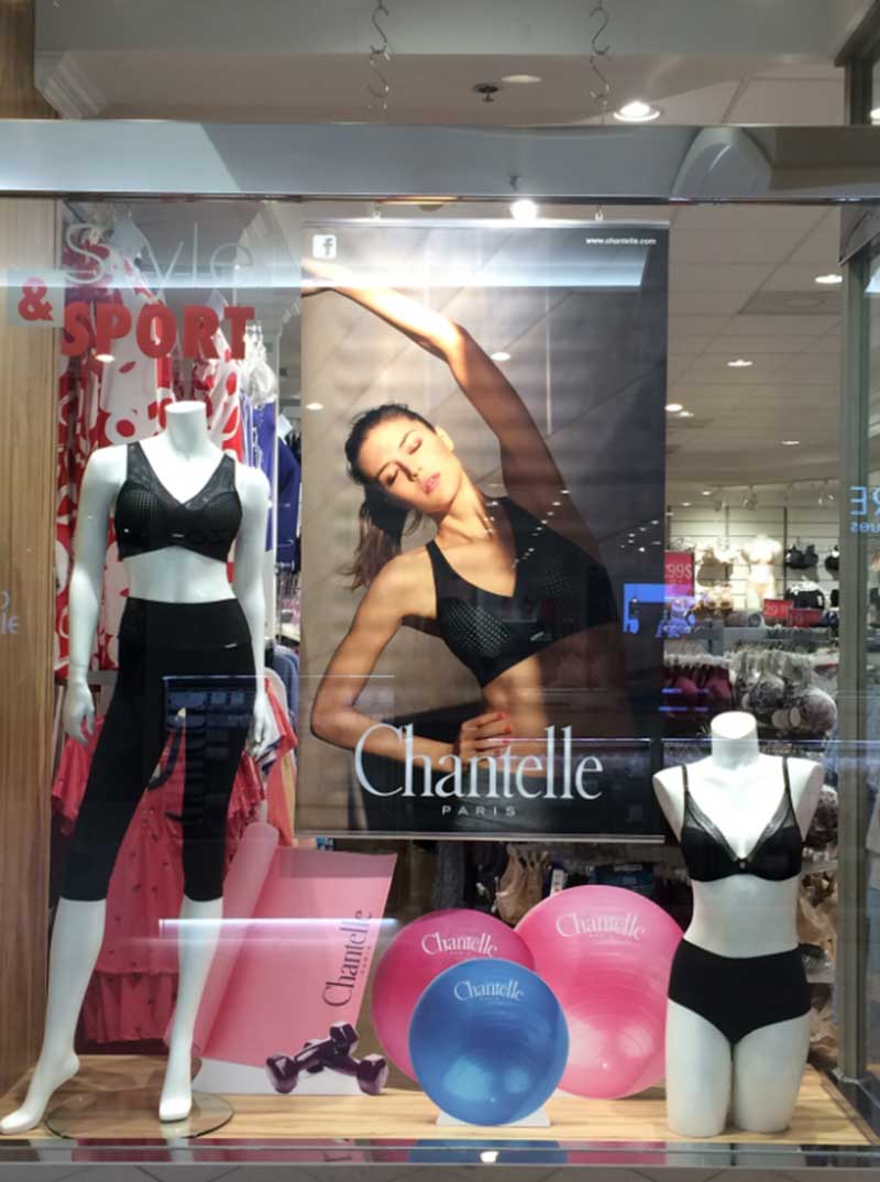 Vitrines Chantelle Sport
