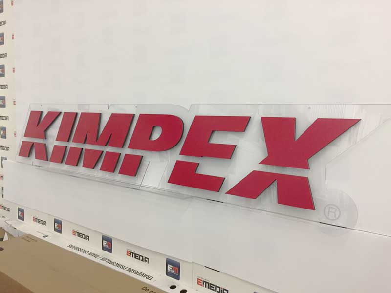 Logo murale en acrylique