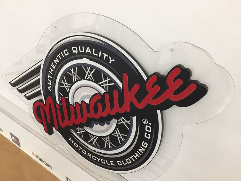 Logo murale en acrylique