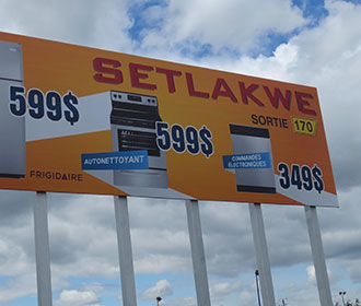 Affichage Extérieur