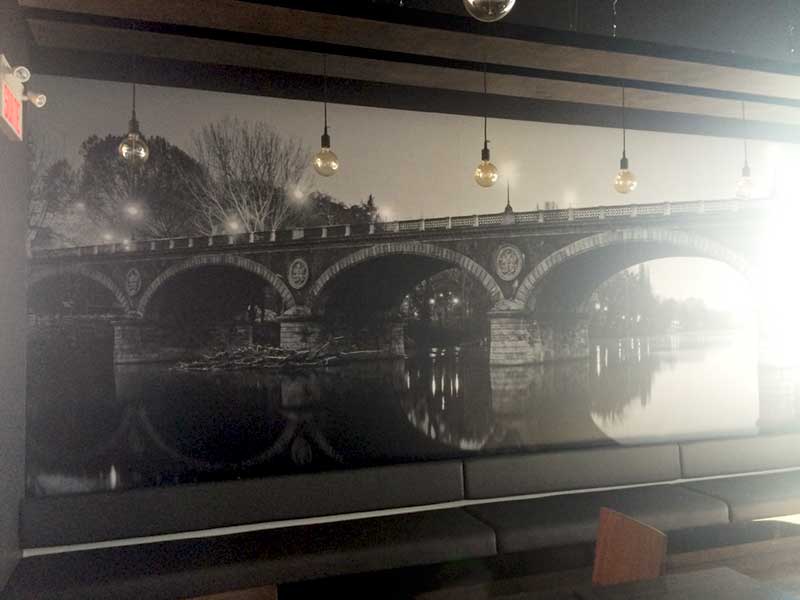 Murale pour mur de restaurant